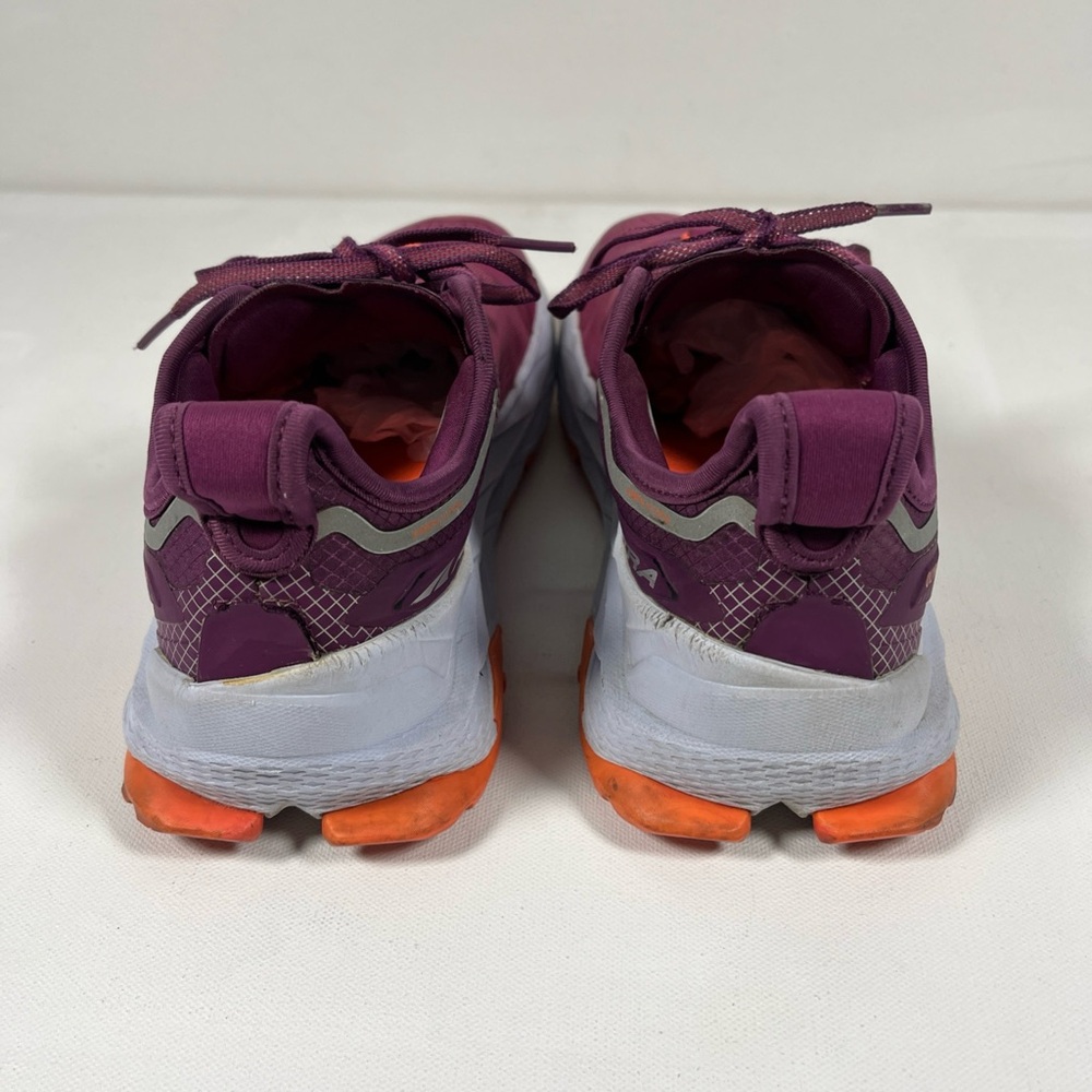 SOLD Altra Women's Olympus 5 Running Shoes Vibram Trail Run Purple Orange Size 8 - Picture 8 of 14